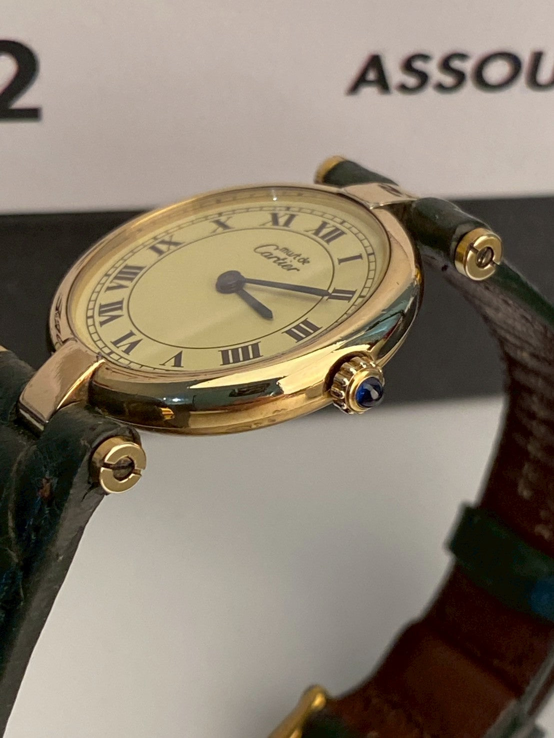 Cartier cream dial argent cilcle c.1750