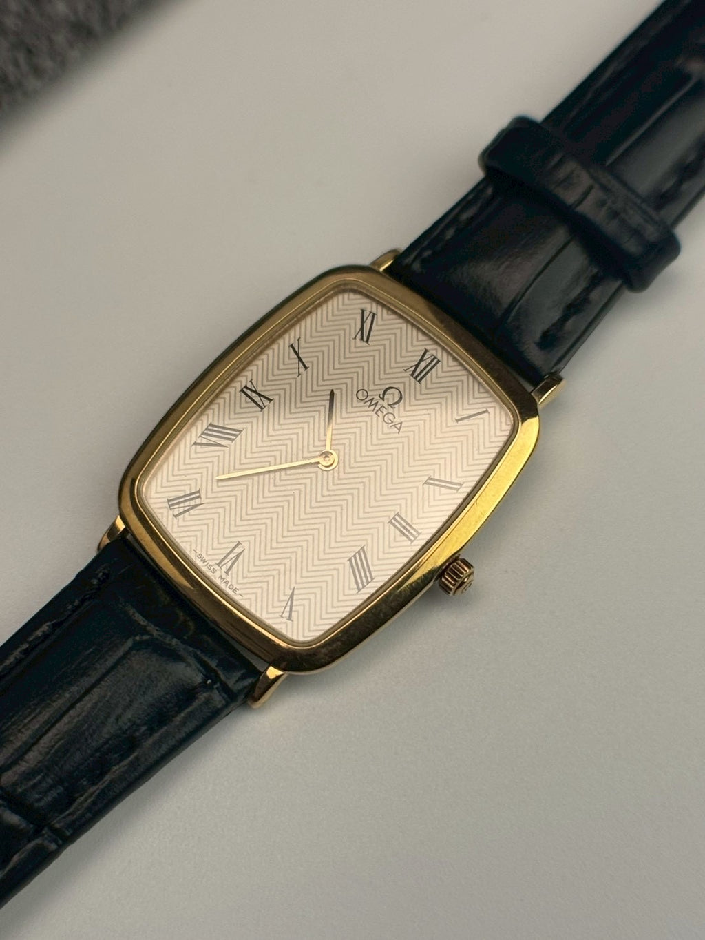 Omega deville chevron dial