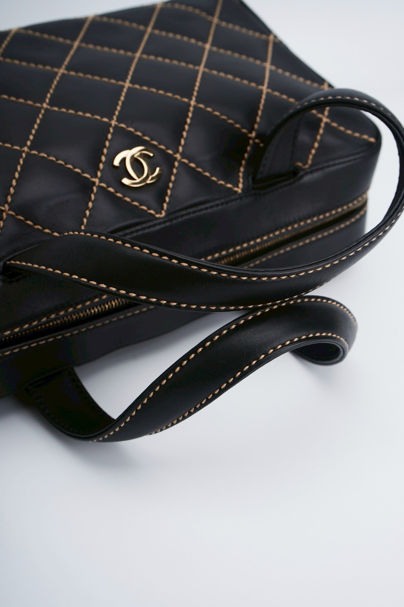 Chanel quilted hand bag
