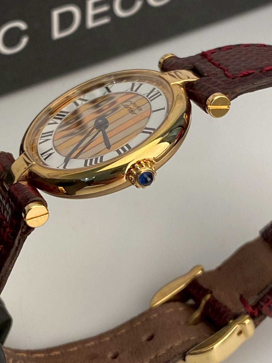 Cartier color dial argent cilcle c.5672