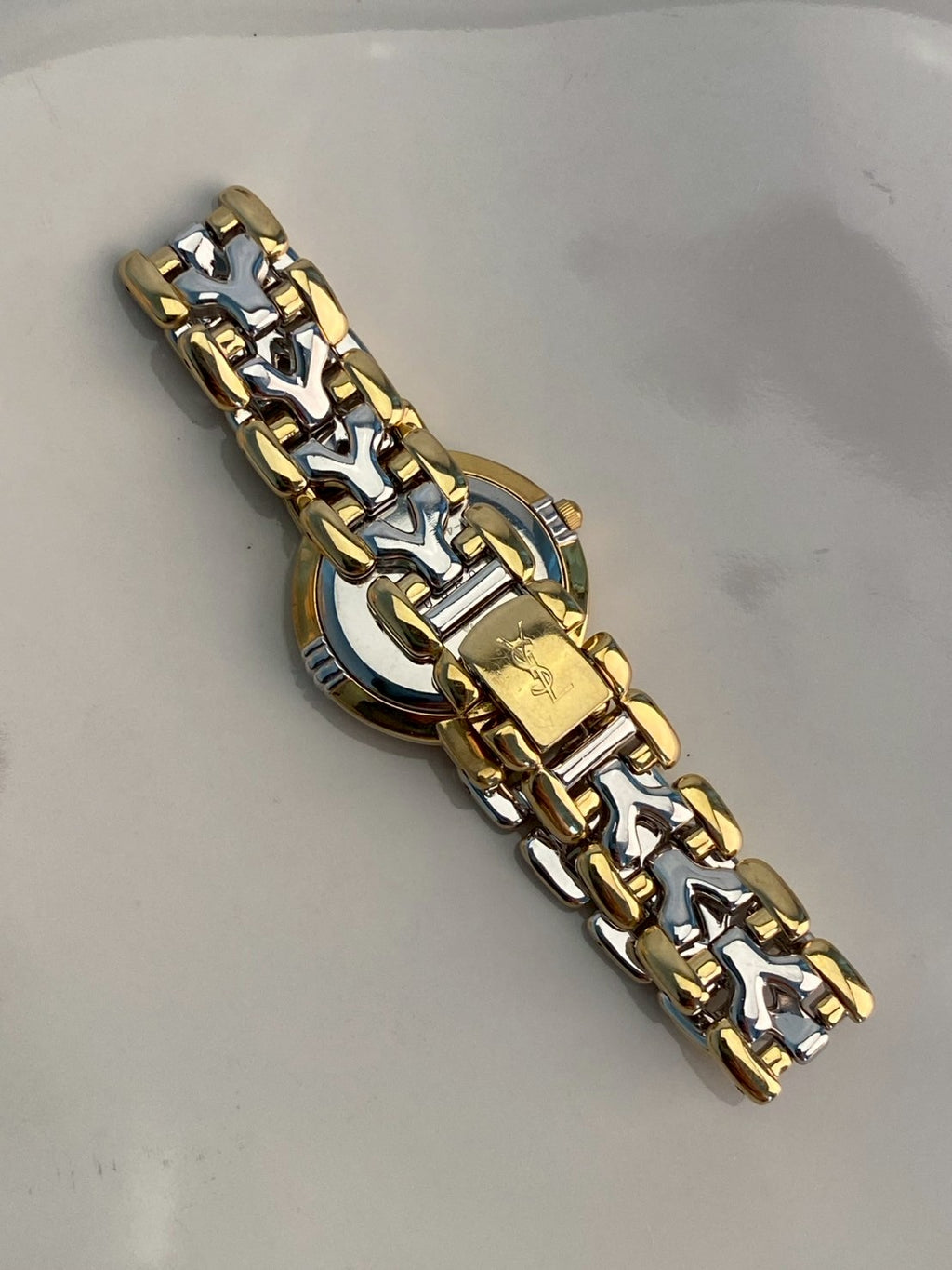 Ysl twotone logo strap c.0029