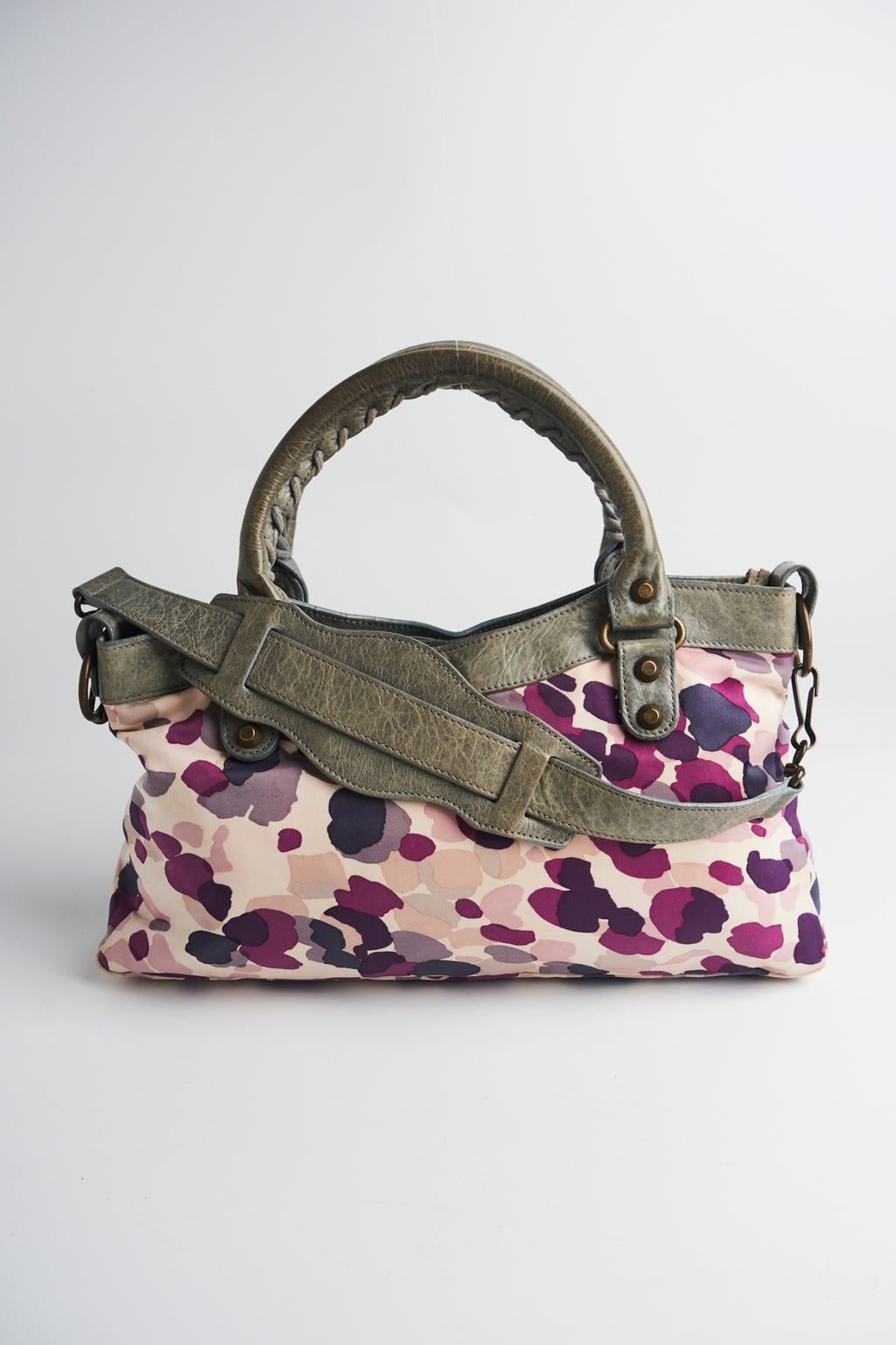 Balenciaga nylon printed mini city