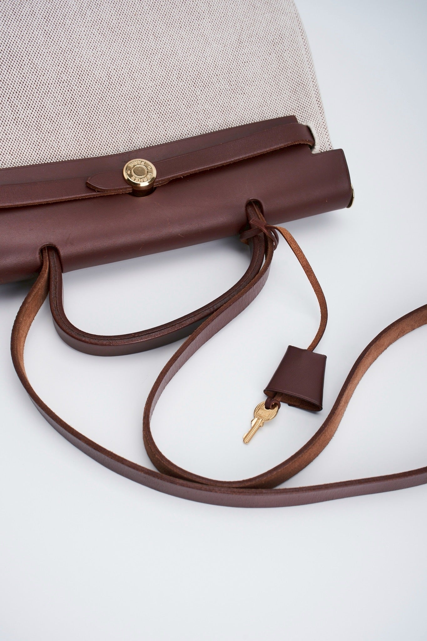 Hermes herbag31 redbrown