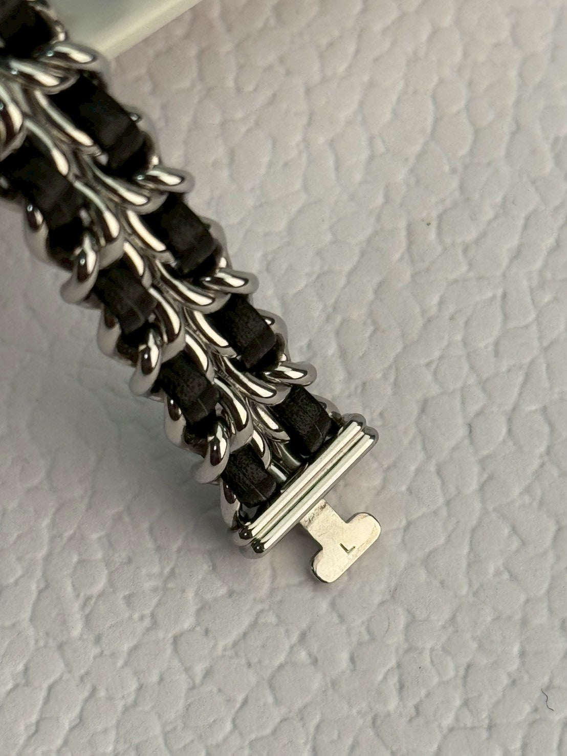 Chanel premiear silver Lsize c.78712