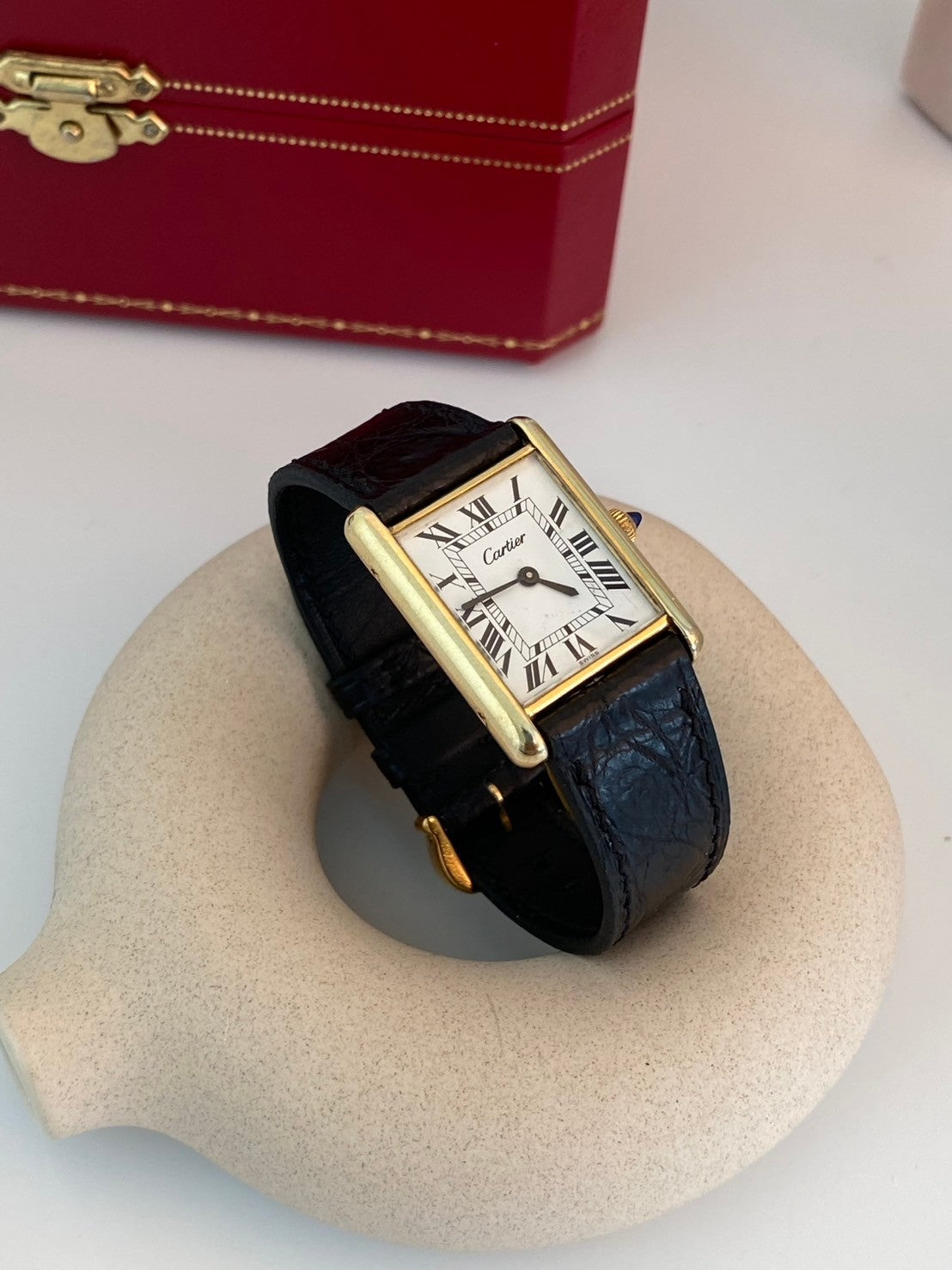 Cartier tank LM white dial c.8314