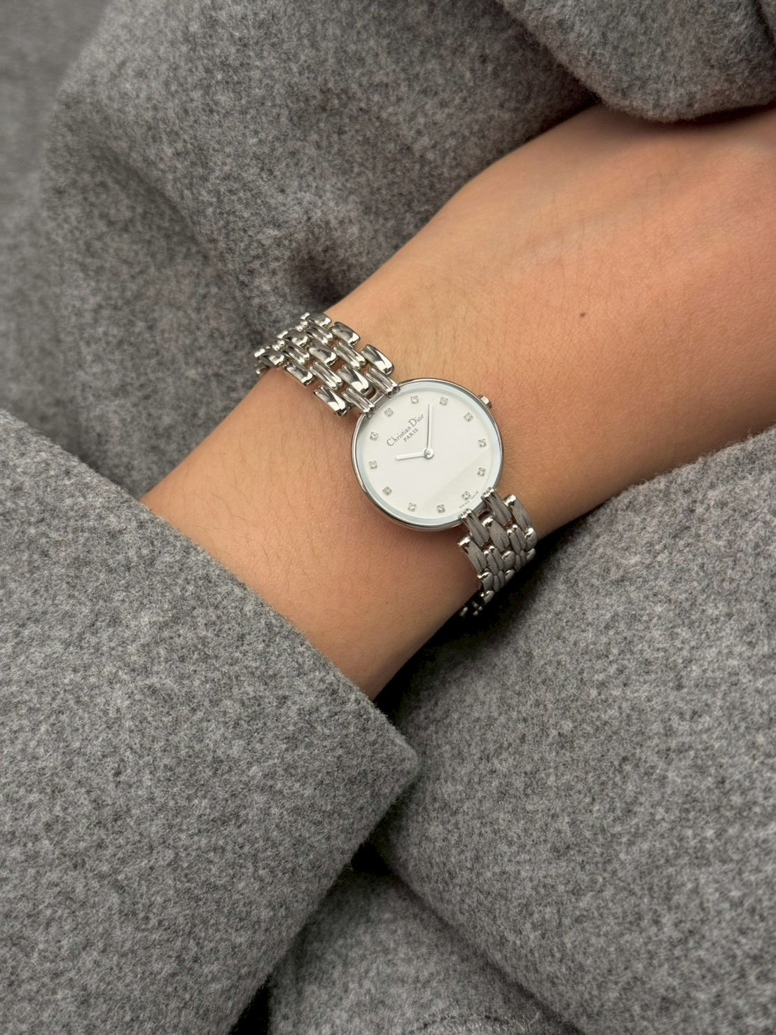 Dior diamond white dial c.1662