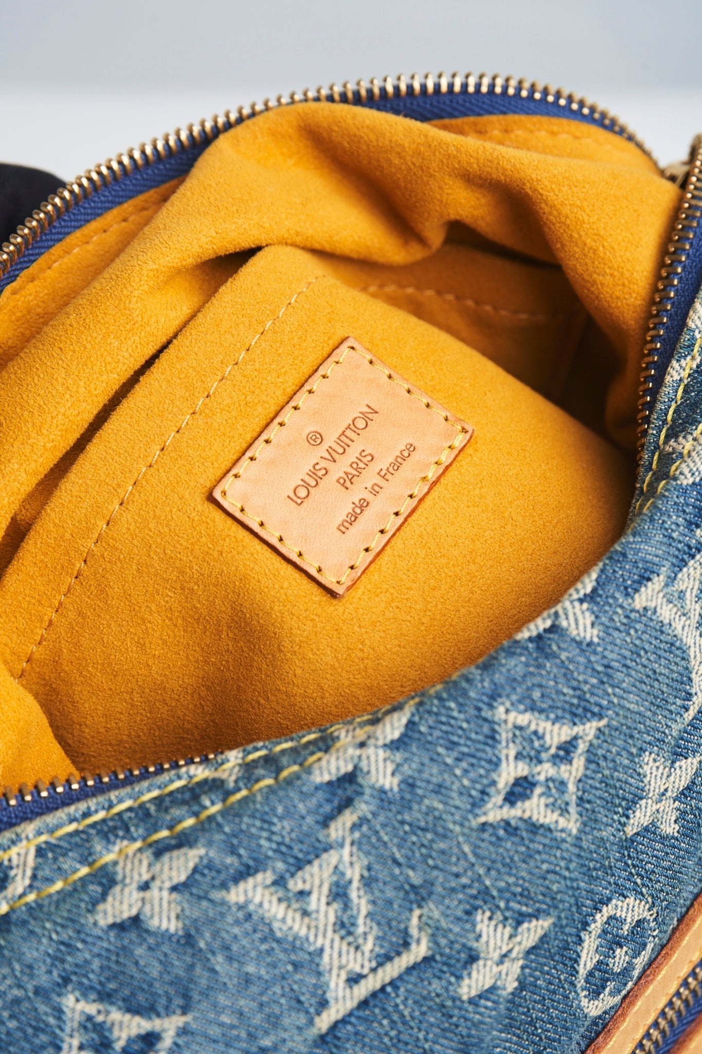 Louis vuitton denim shoulder bag