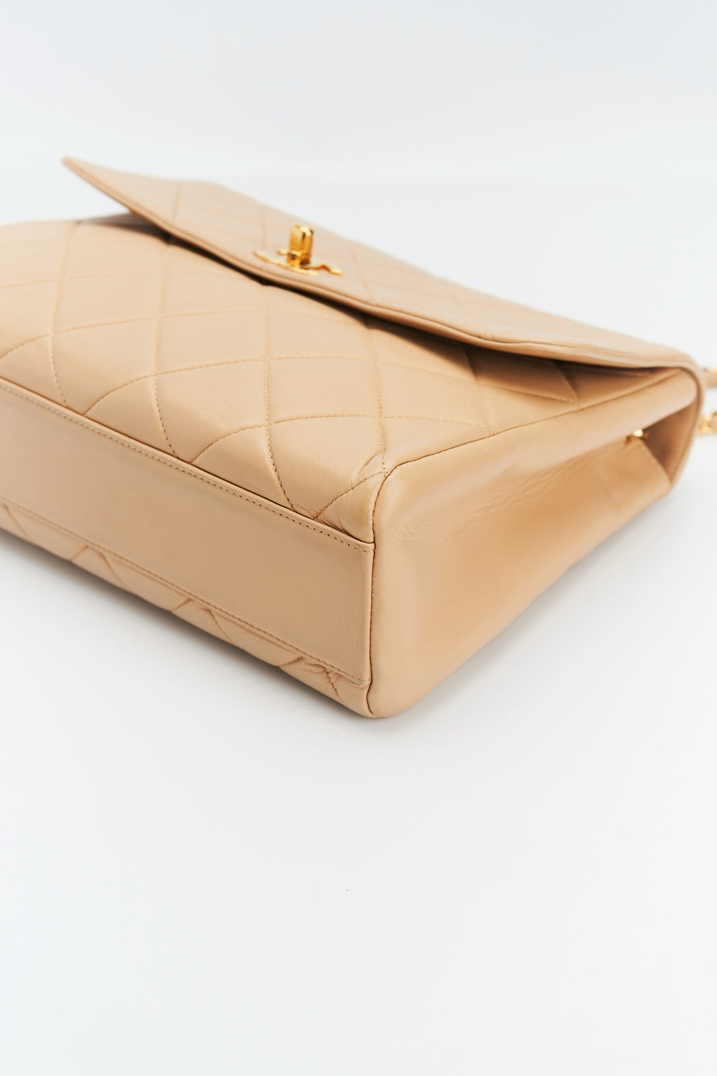 Chanel Quilted shoulder bag beige