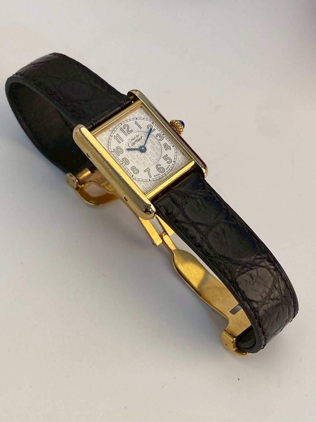 Cartier tank must de gold c.6351