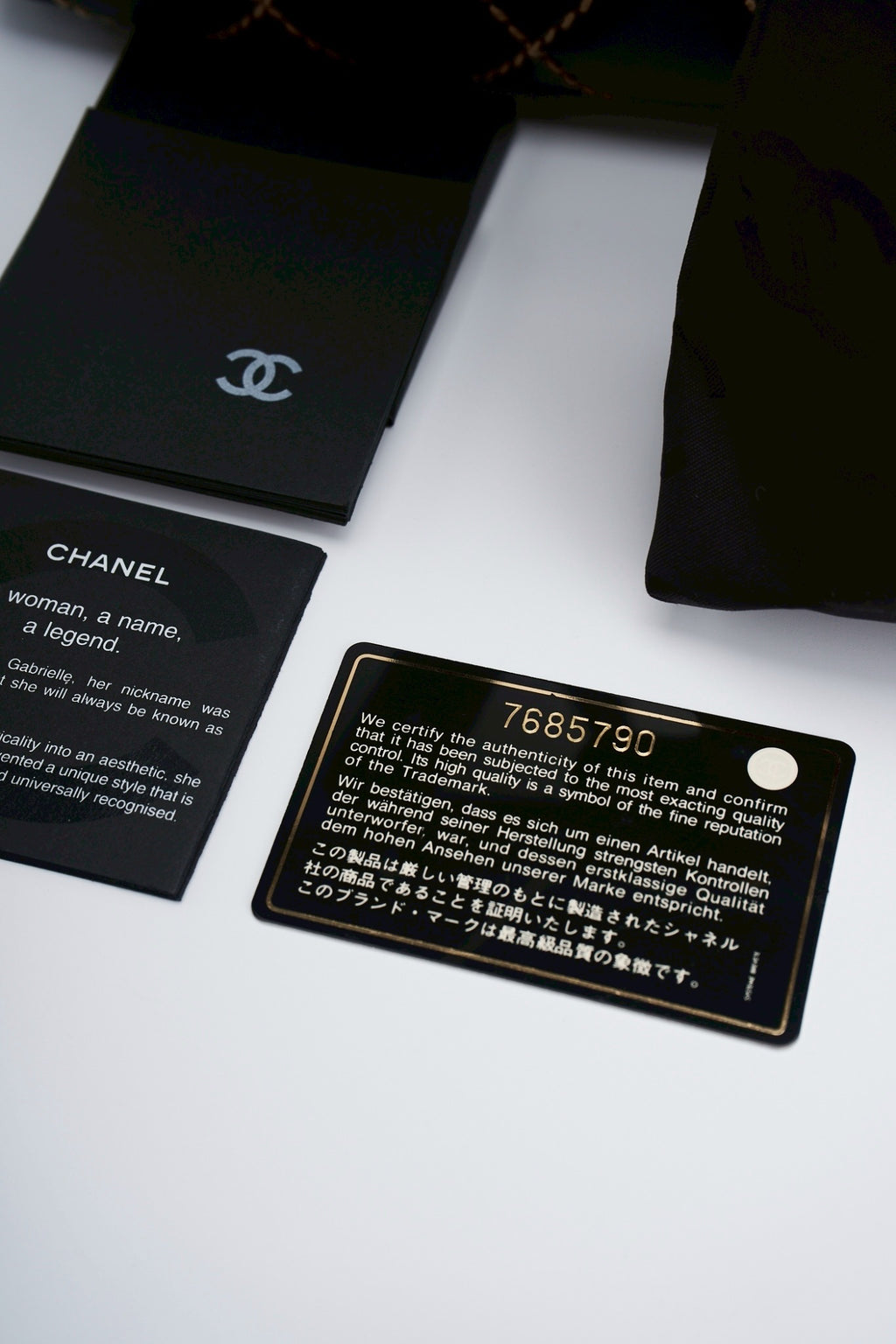 Chanel quilted hand bag