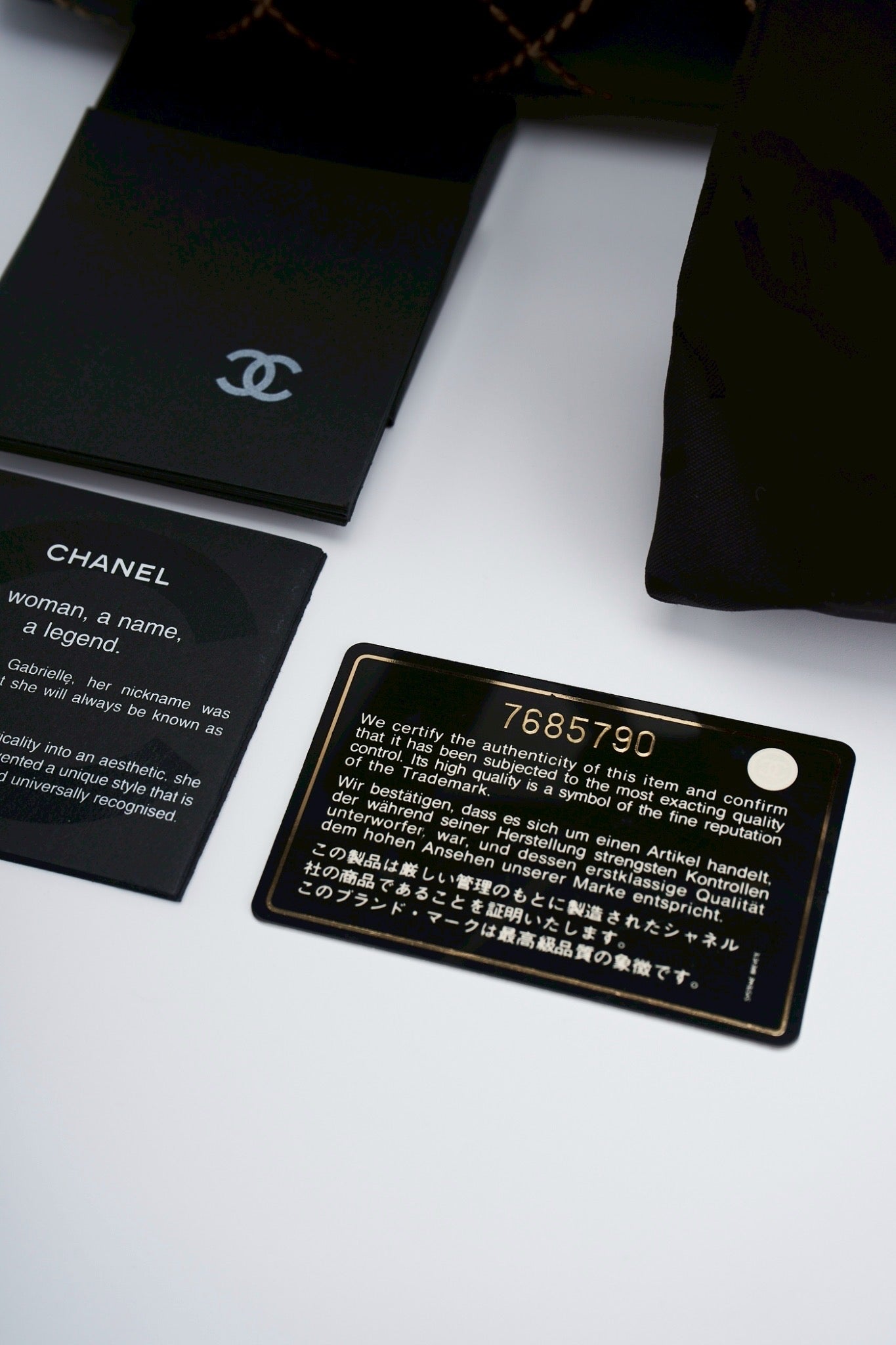 Chanel quilted hand bag