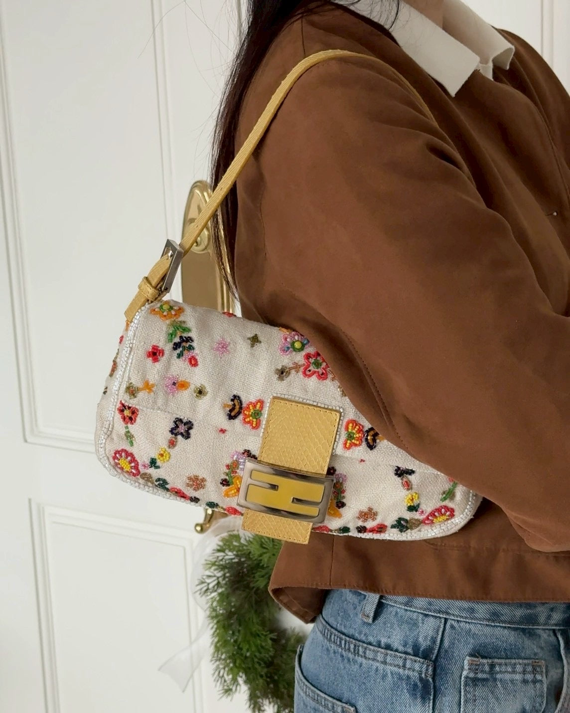 Fendi baguette beaded