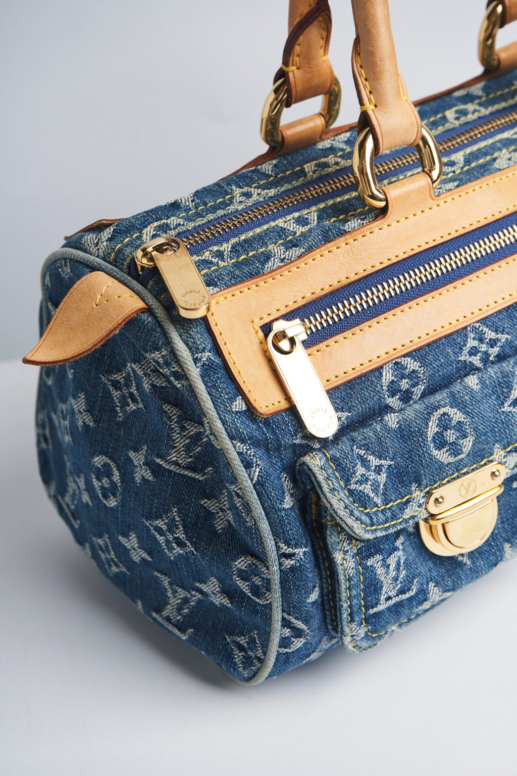Louis vuitton denim handbag