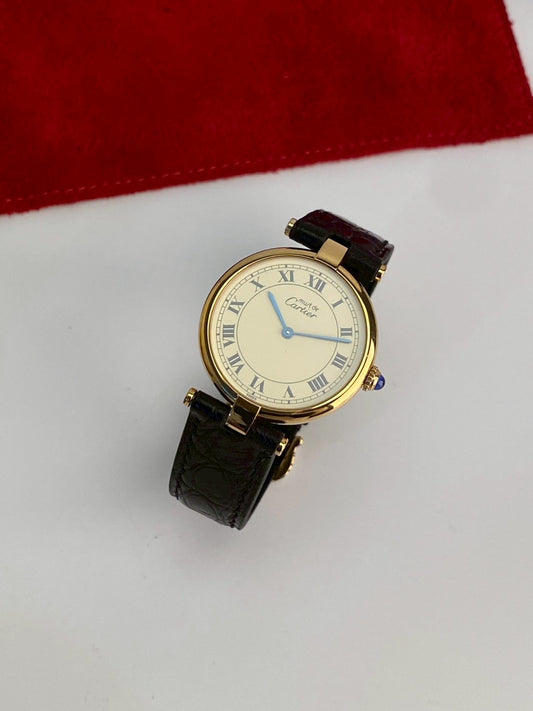 Cartier cilcle cream dial c.0003