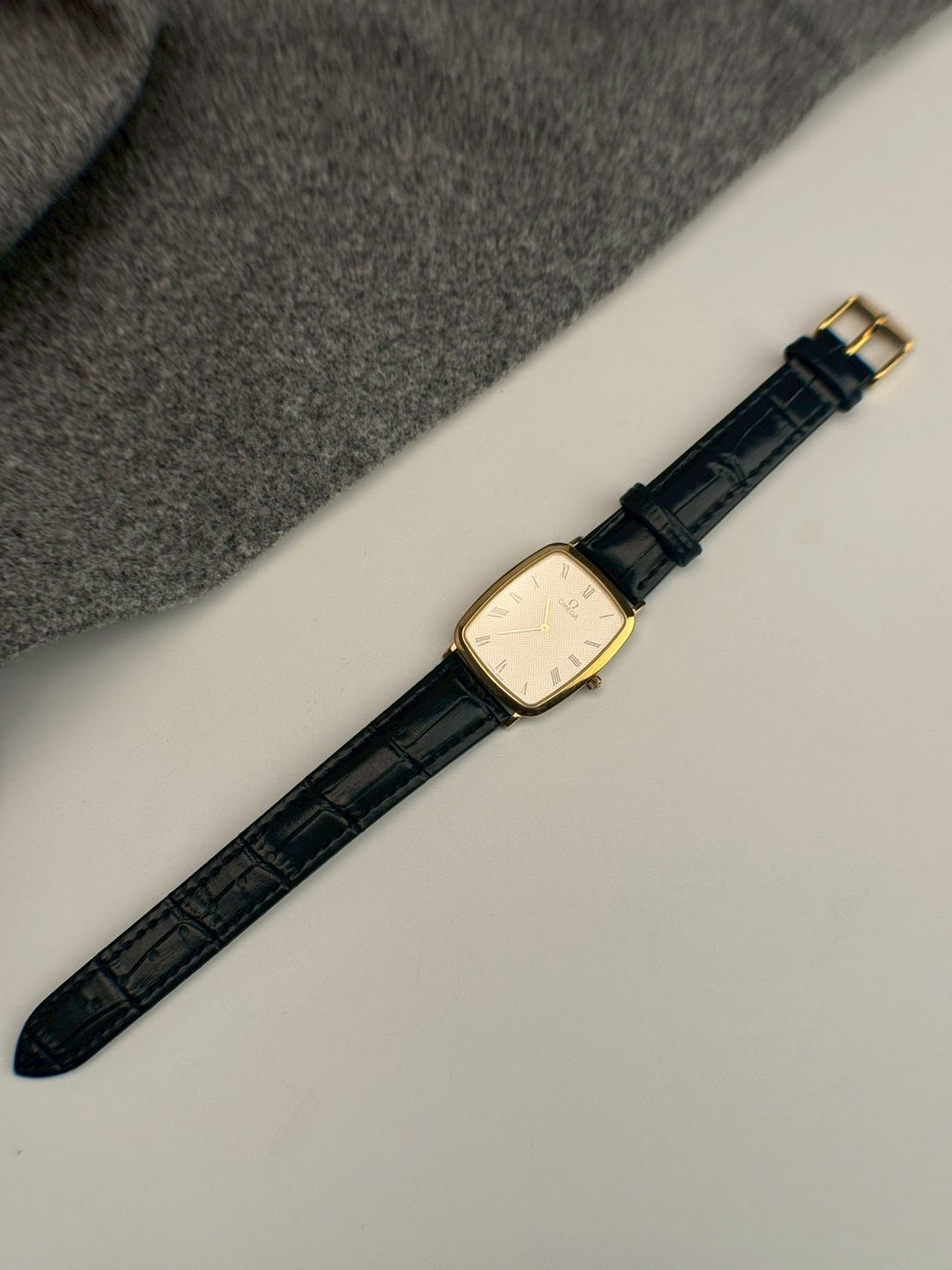 Omega deville chevron dial