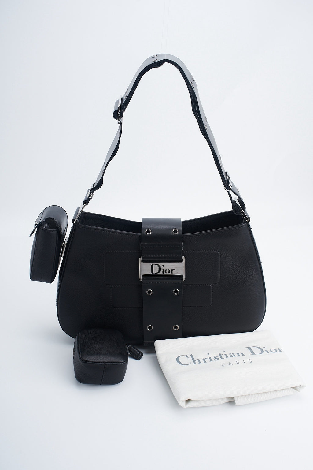 Dior street-chic shoulder