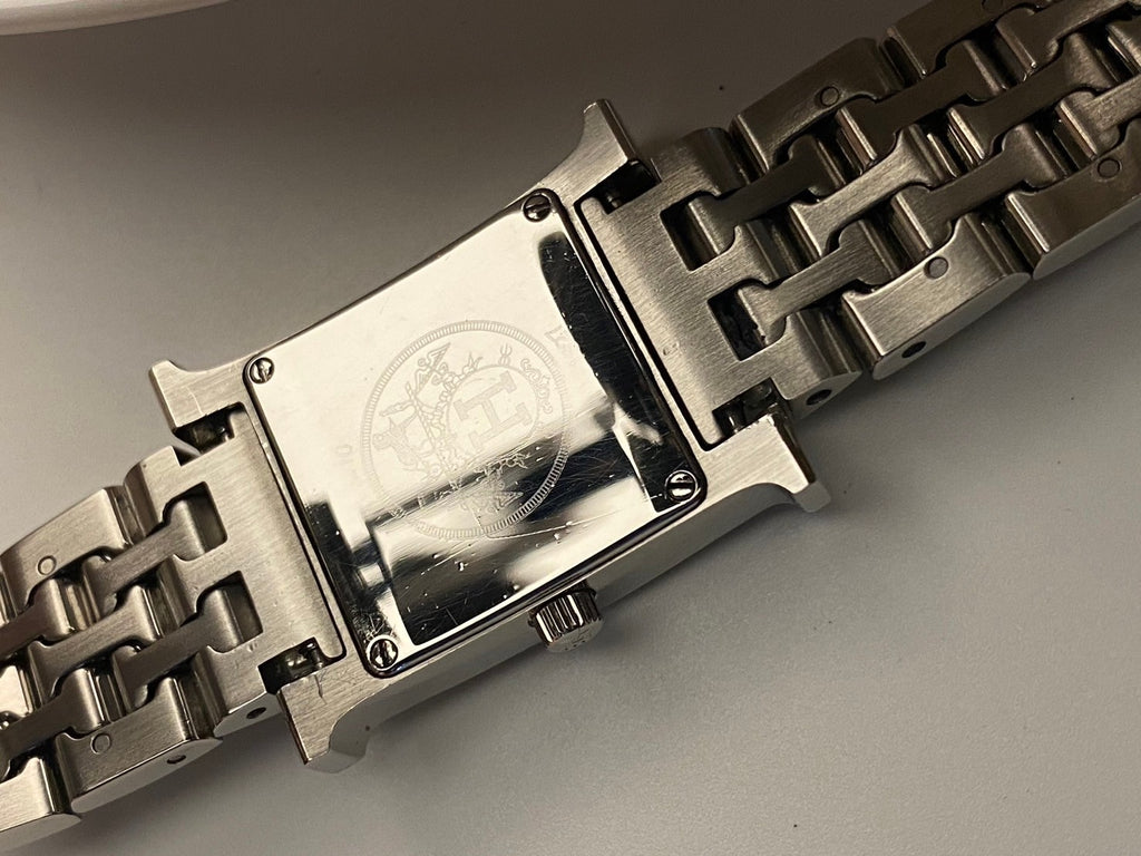 Hermes white dial diamond c.1627