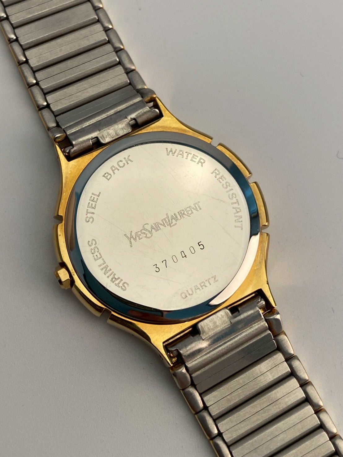 YSL twotone date watch c.0405