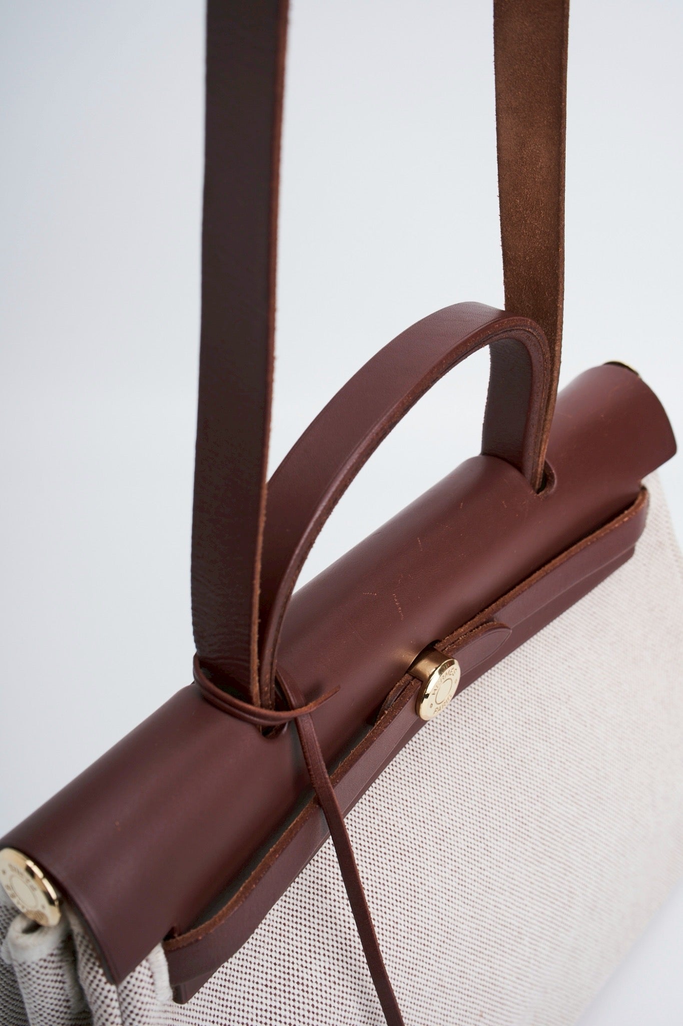 Hermes herbag31 redbrown