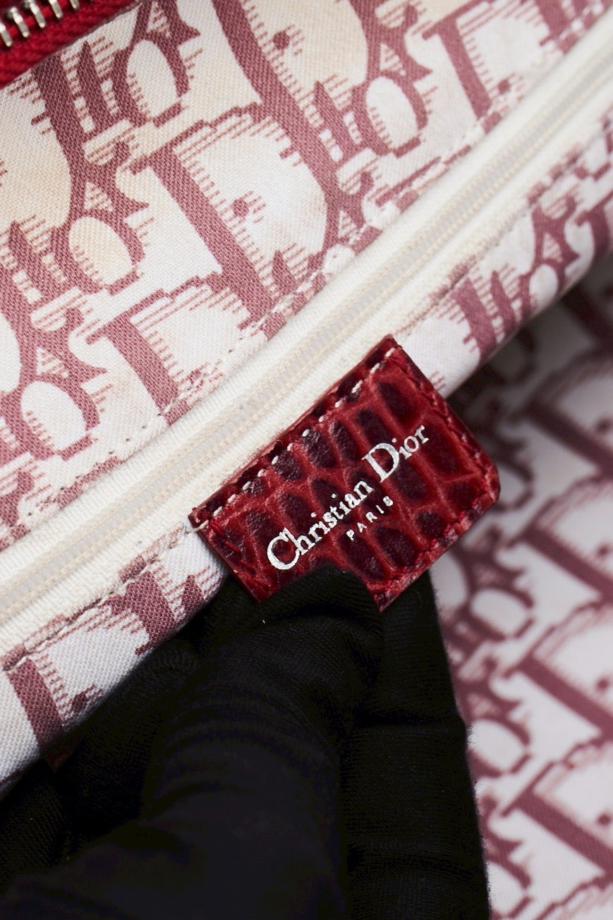 Dior detective crocodile leather