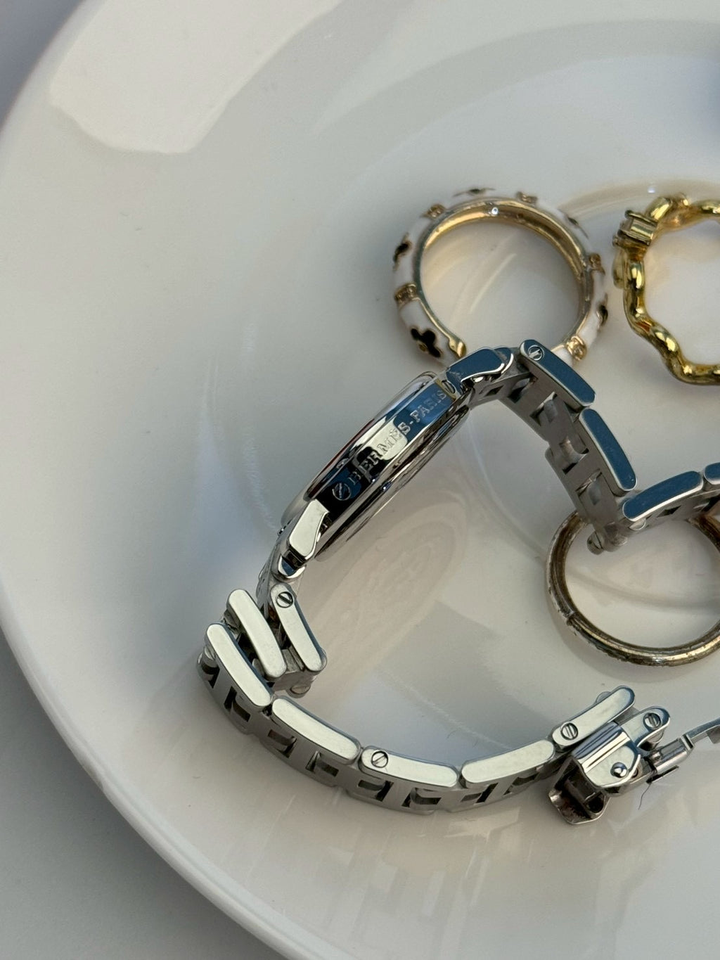 Hermes Clipper Ladies Pink Gold c.1286