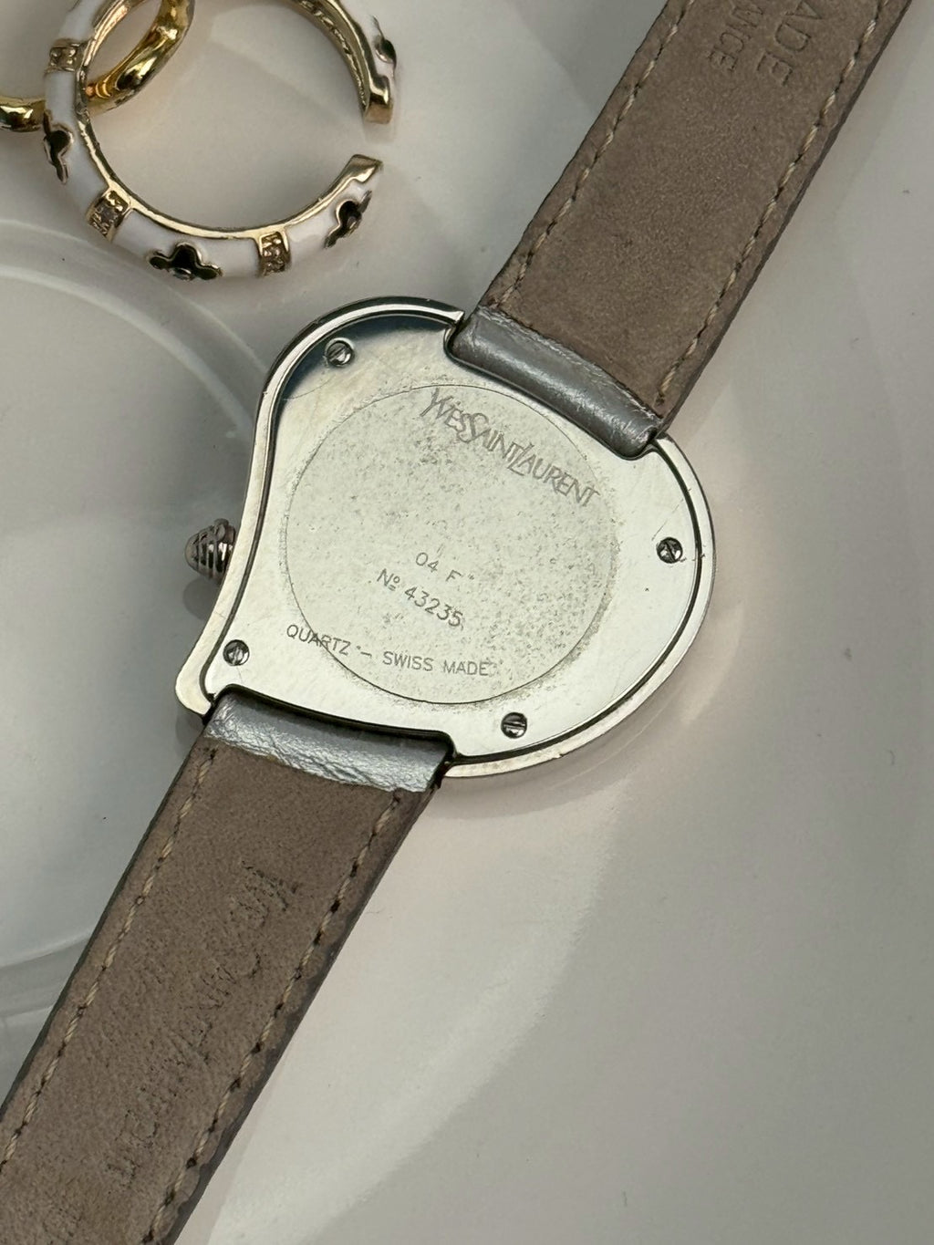 Ysl heart dial silver
