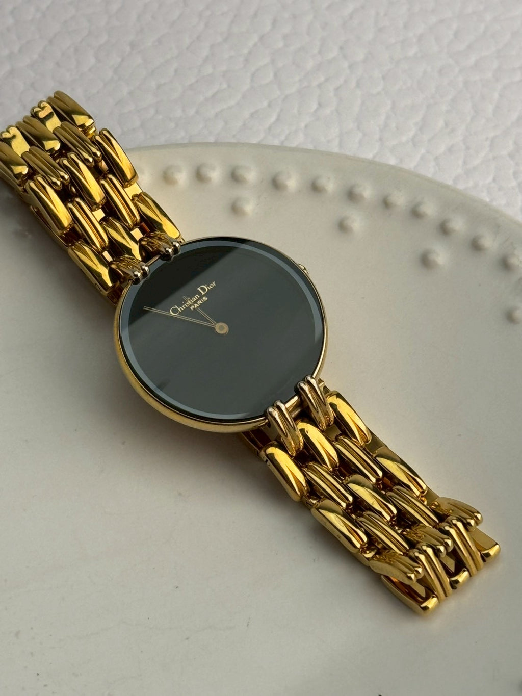 Dior black dial gold sizeL c.4581