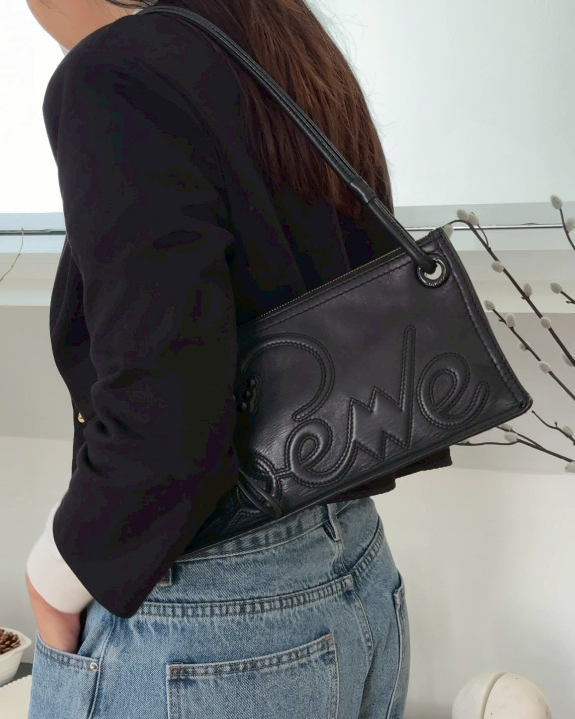 Loewe leather pochette