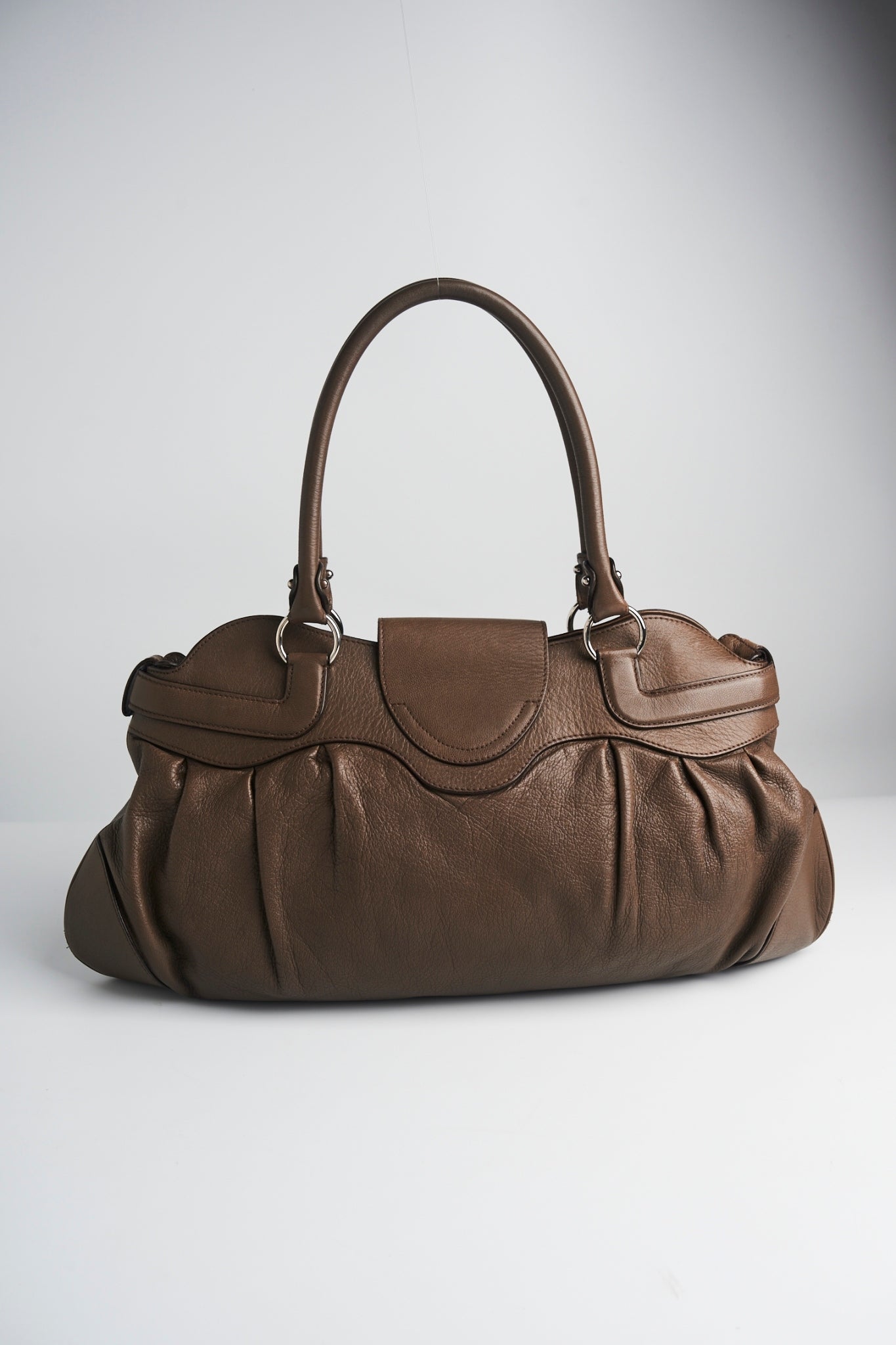 Ferragamo leather shoulder bag