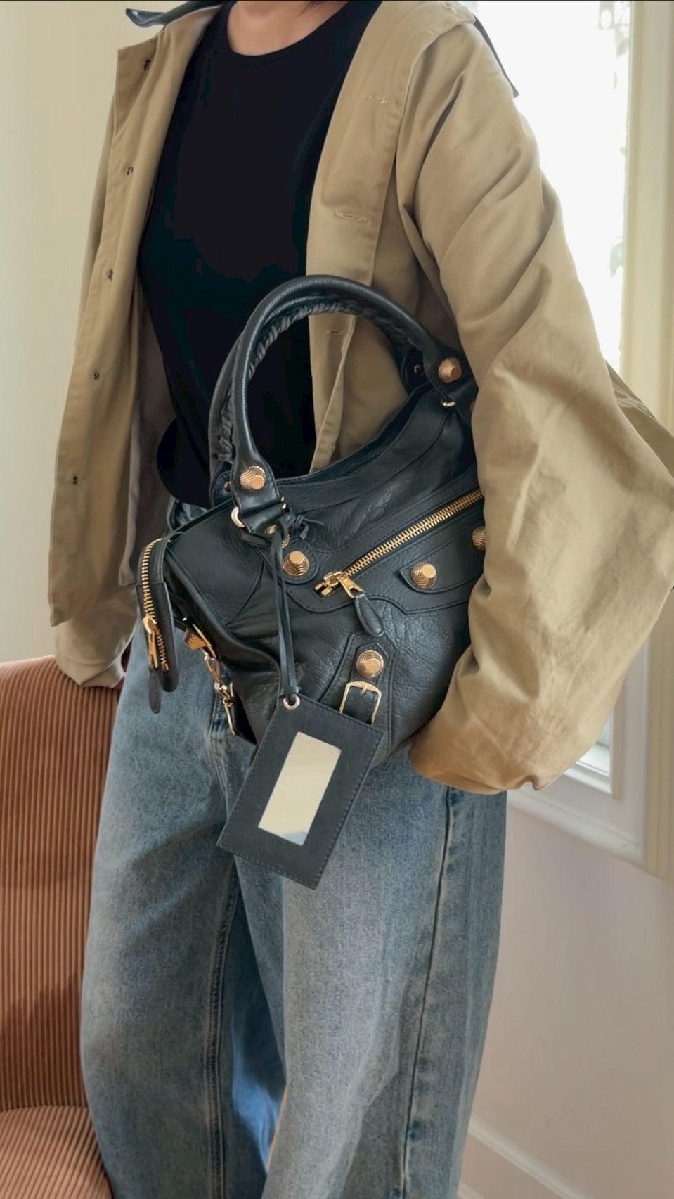 Balenciaga city giant dark gray