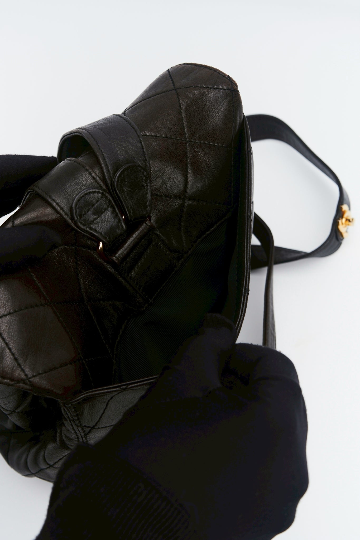 Chanel lambskin backpack