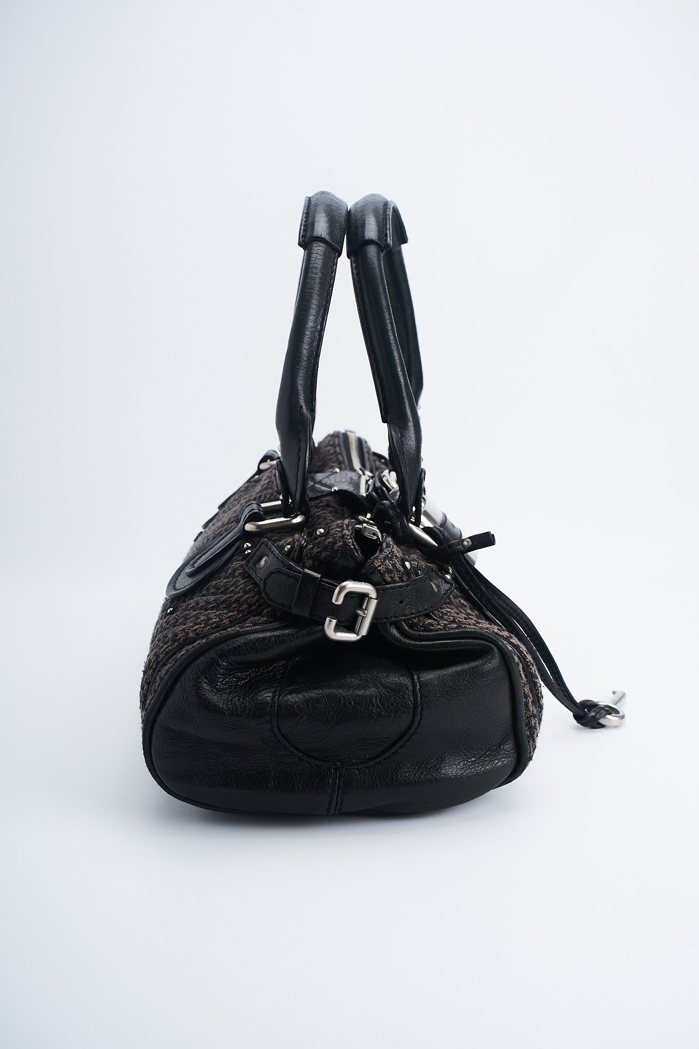 Chloe paddington tweed leather