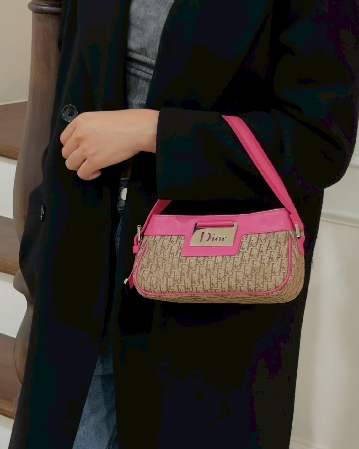 Dior trotter pink pochette