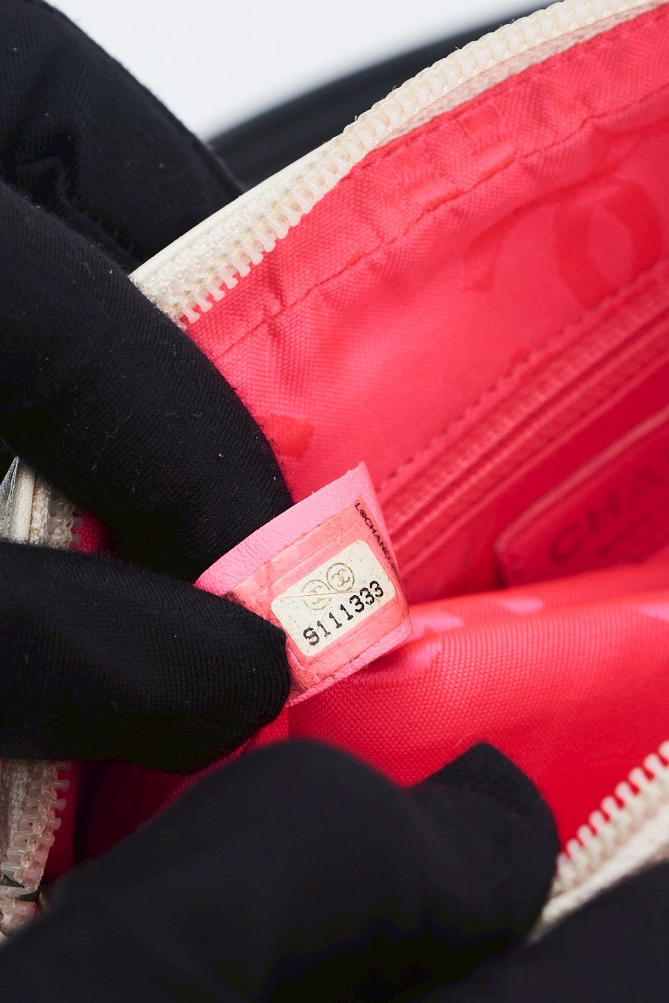 Chanel cambon white shoulder bag