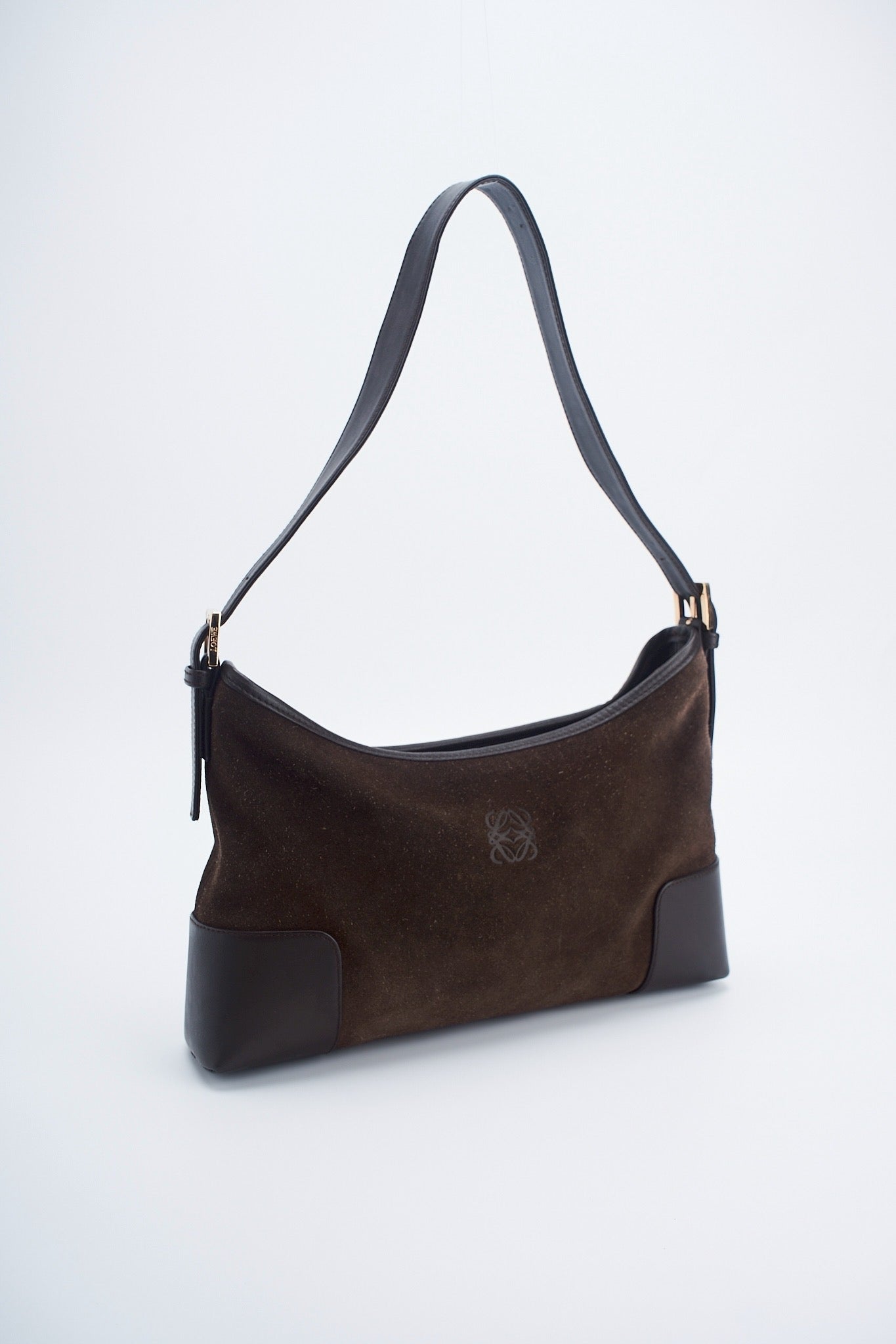 Loewe Suede Brown shoulder
