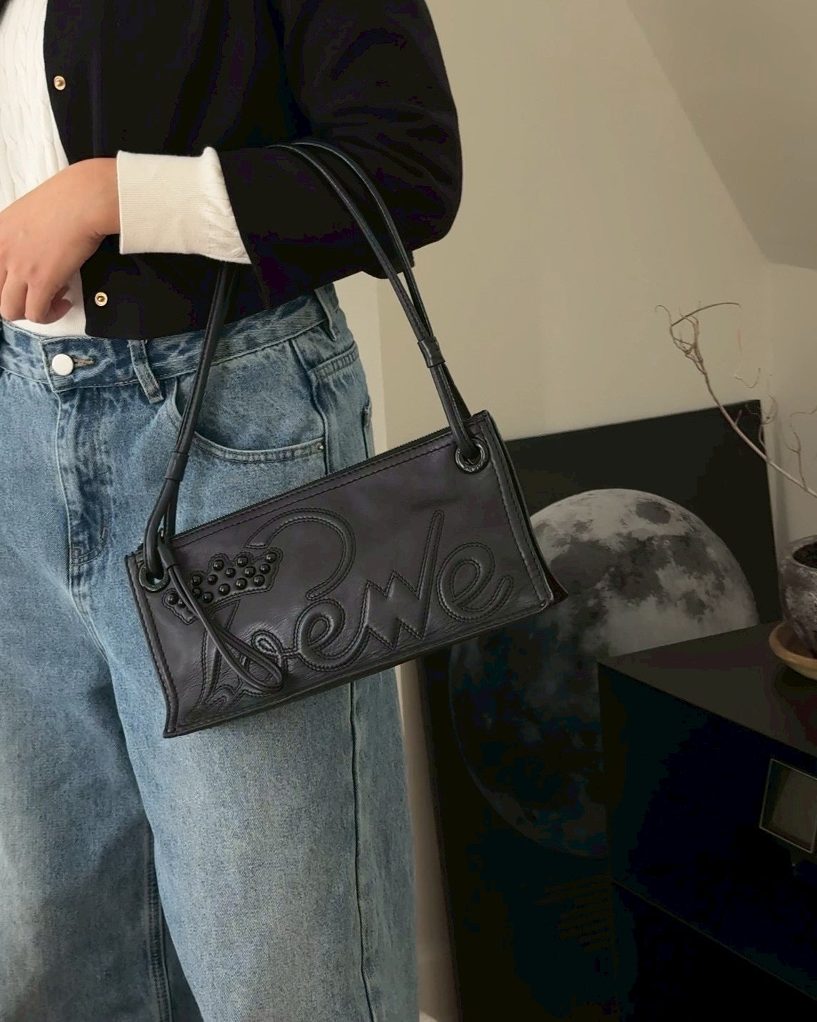 Loewe leather pochette