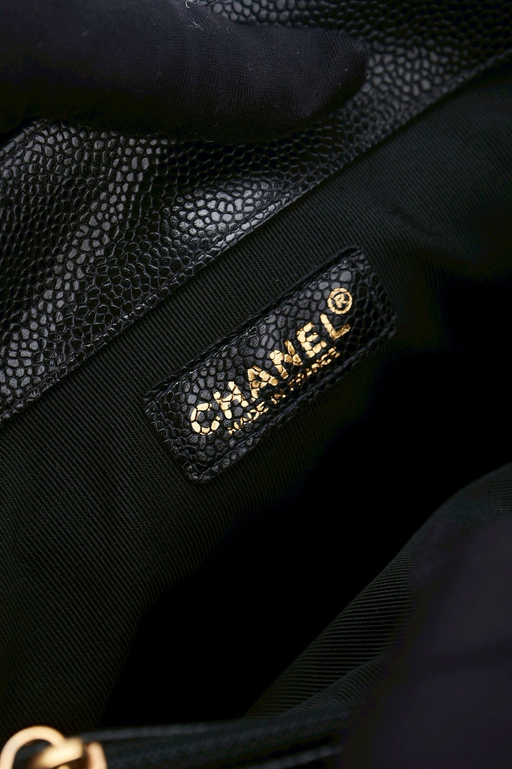 Chanel rhombic quilted caviar