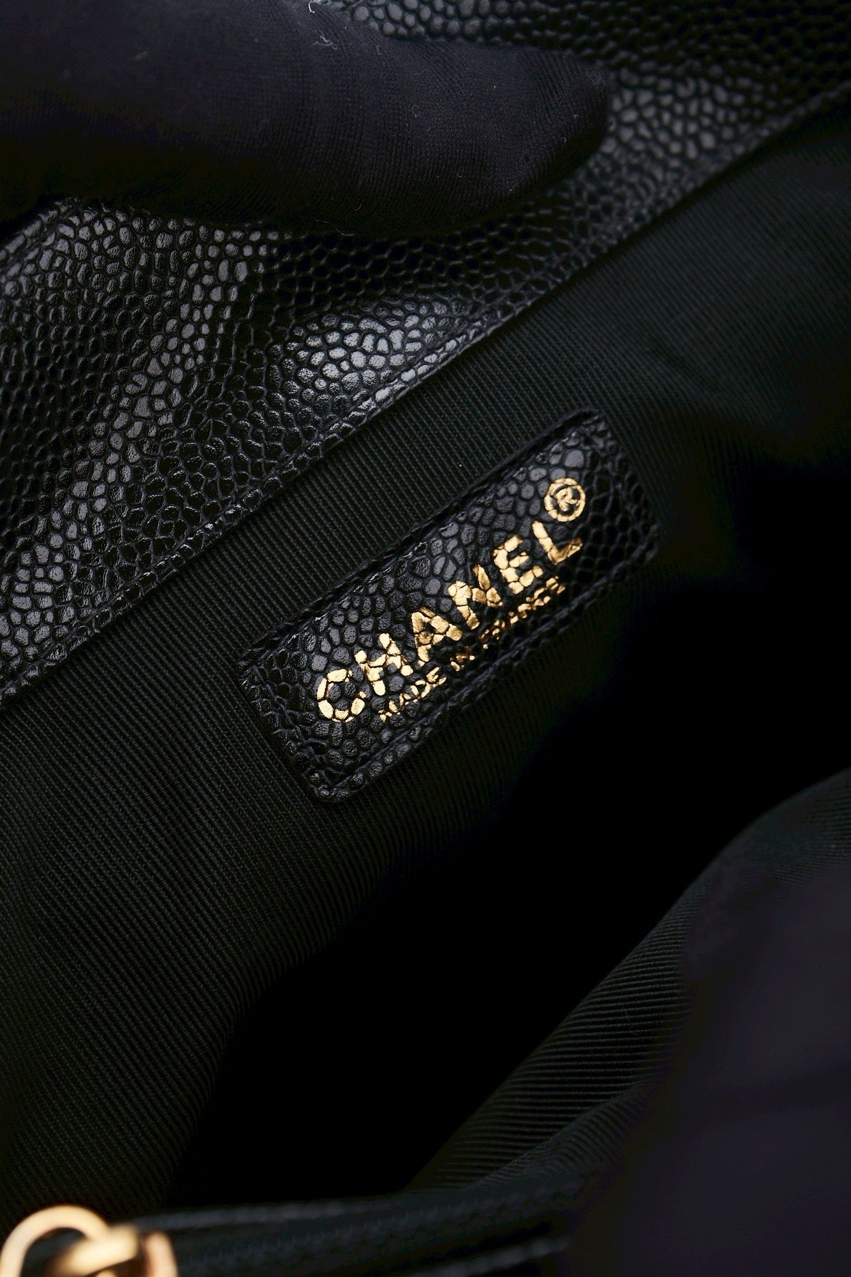 Chanel rhombic quilted caviar