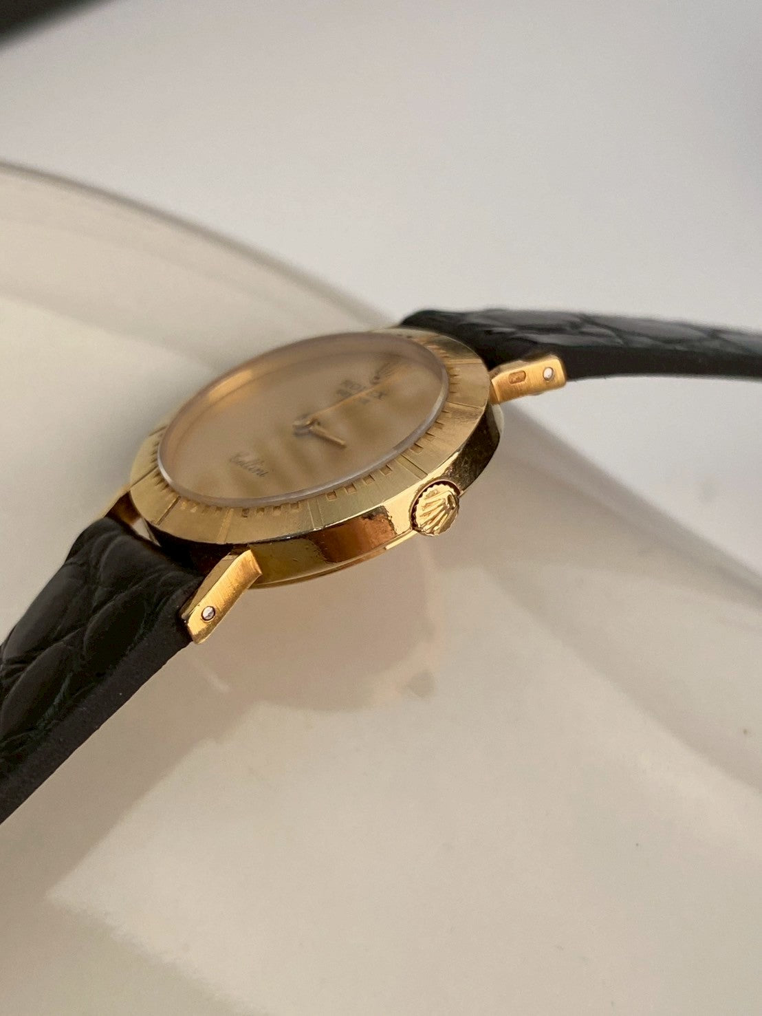 Rolex K18 YG cellini gold dial