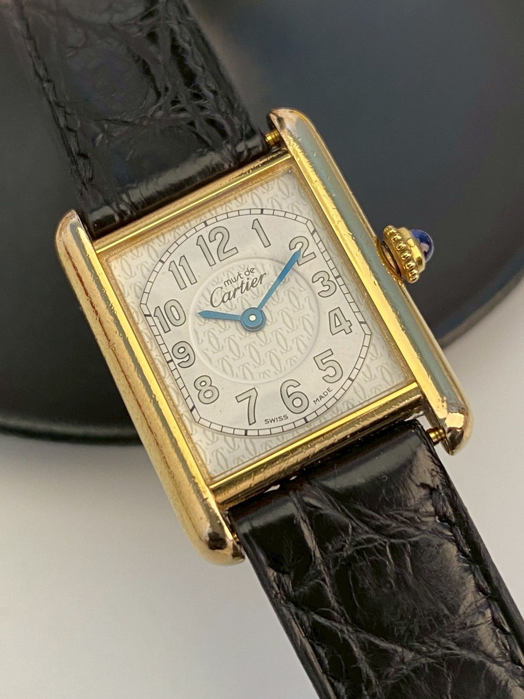 Cartier tank must de gold c.6351