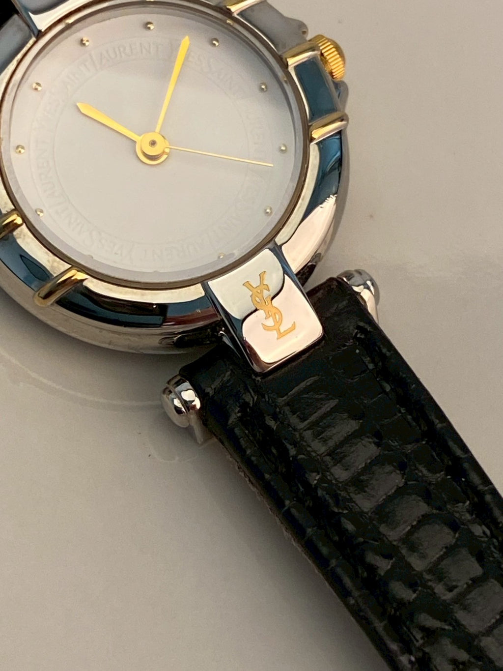Ysl white dial c.0400