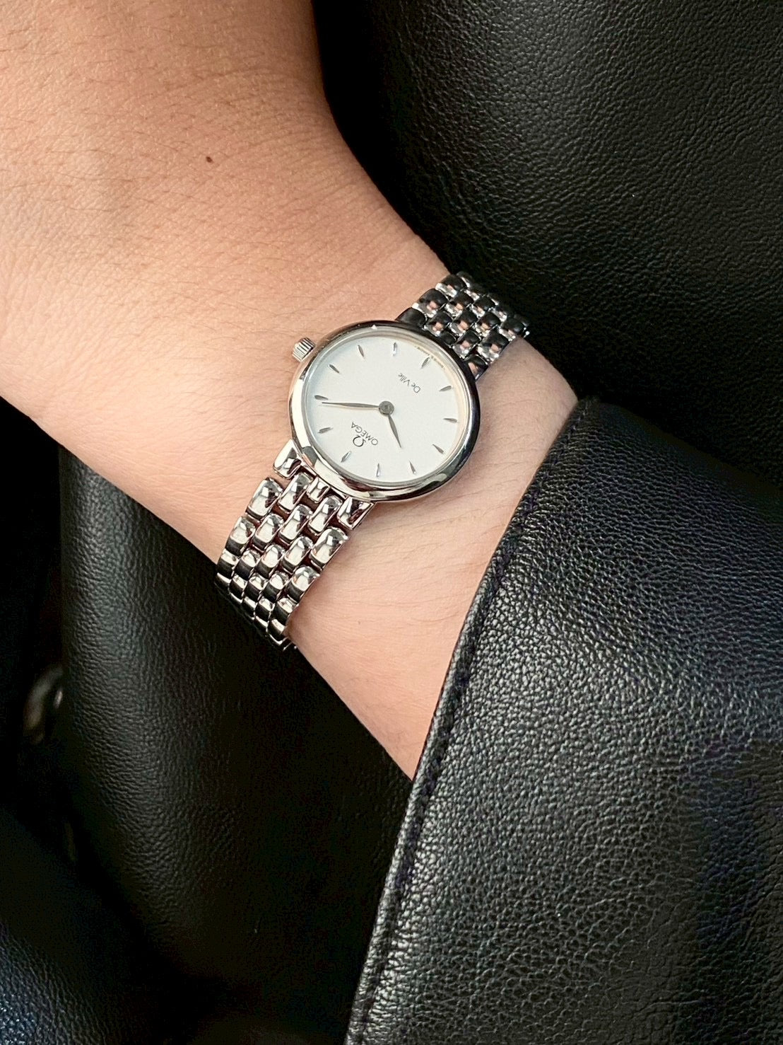 Omega diville white dial stainless c.1069