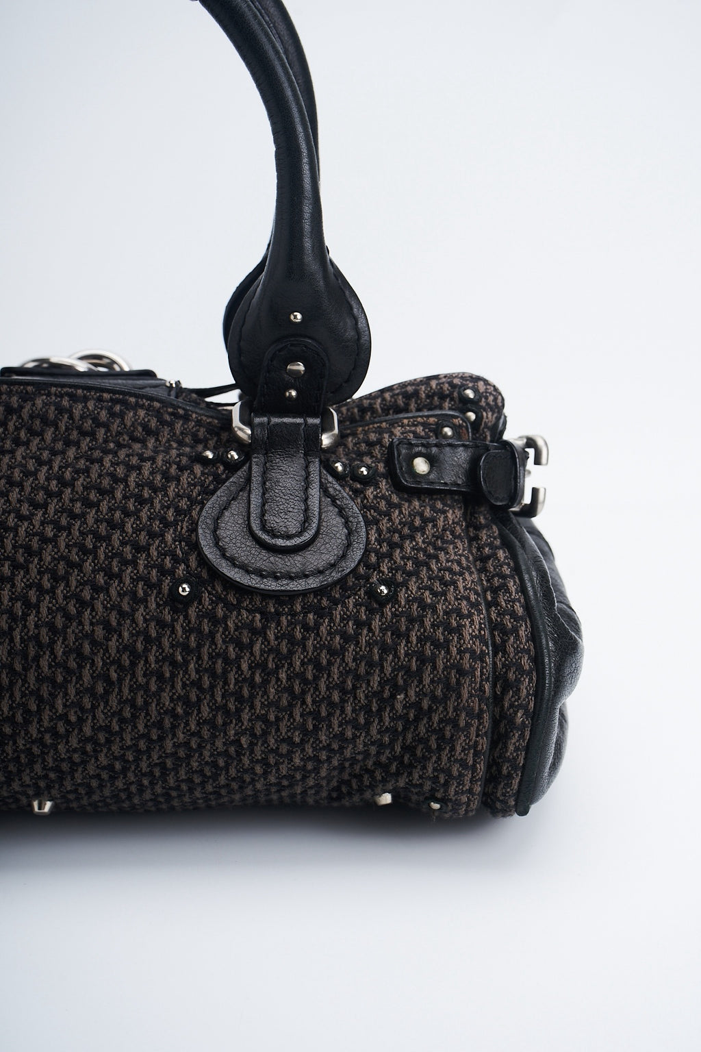 Chloe paddington tweed leather