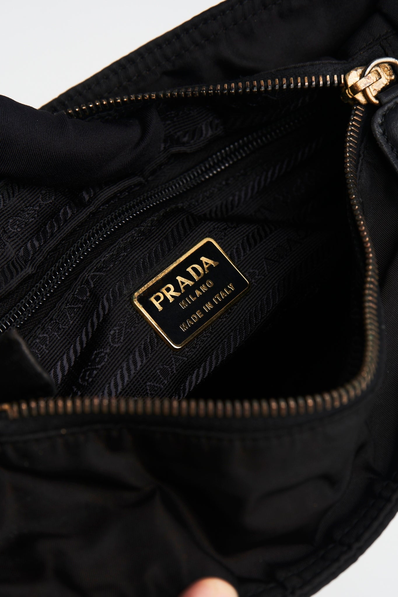 Prada nylon chian bag