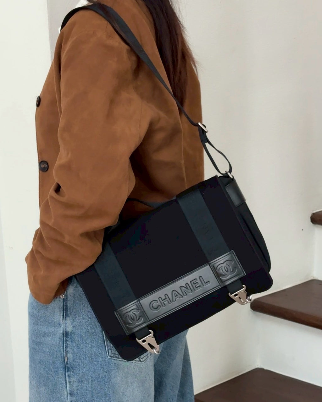 Chanel nylon crossbody