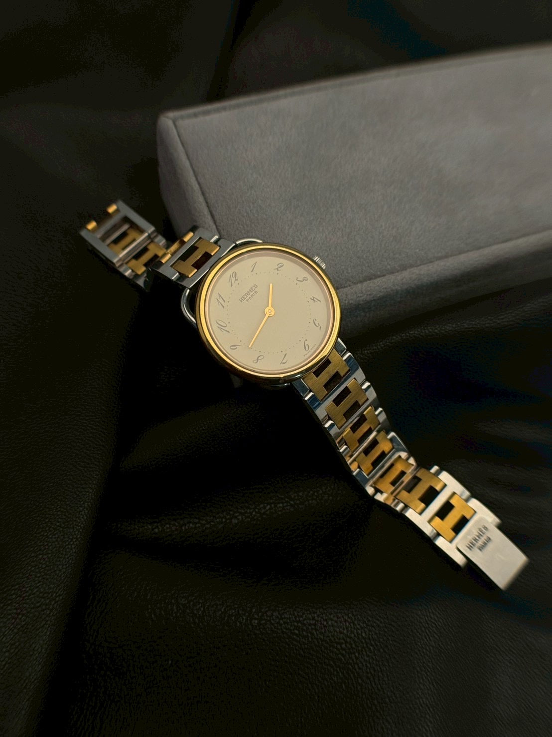 Hermes Arceau cream dial c.0096
