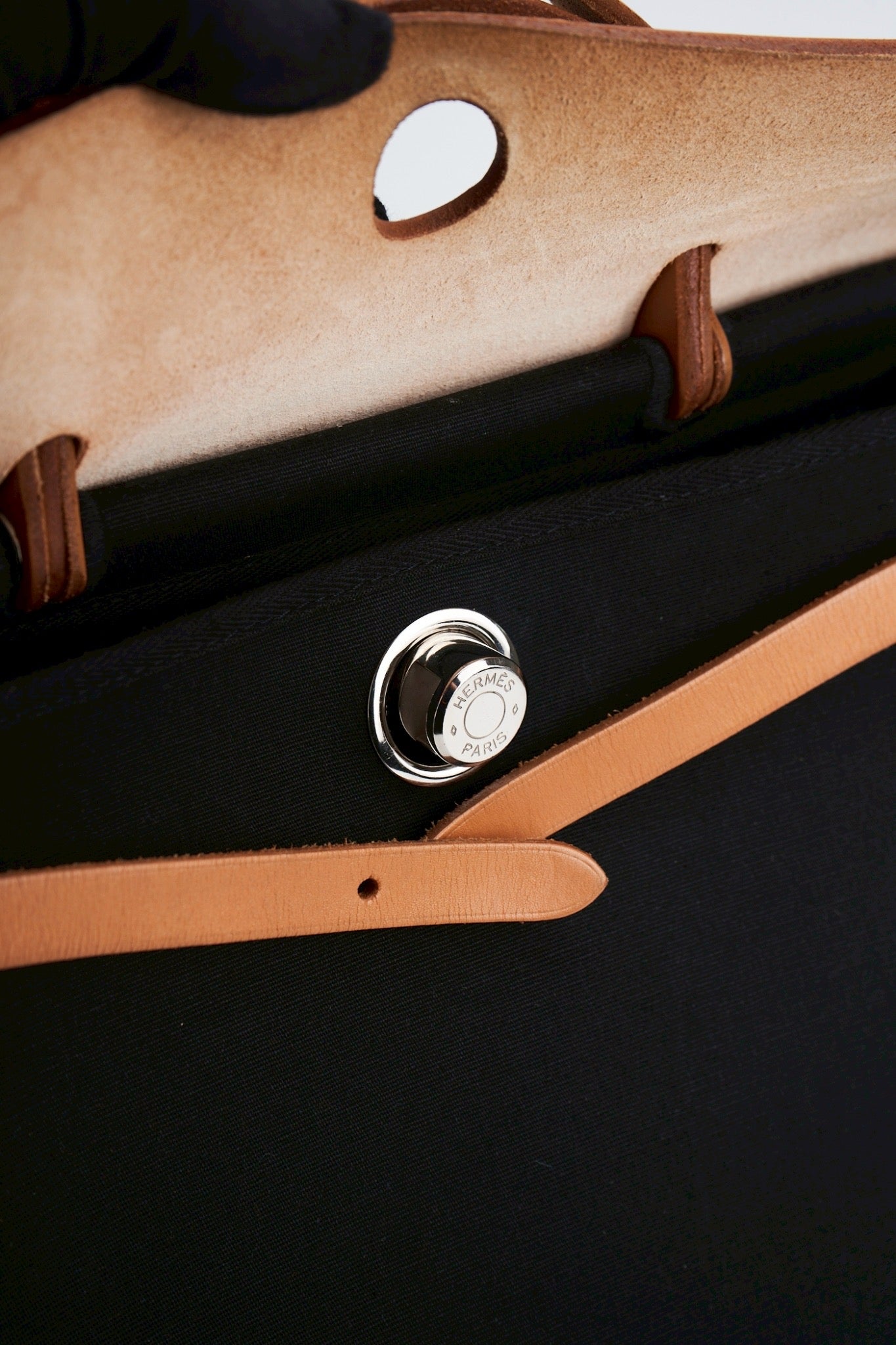 Hermes herbag31 black brown