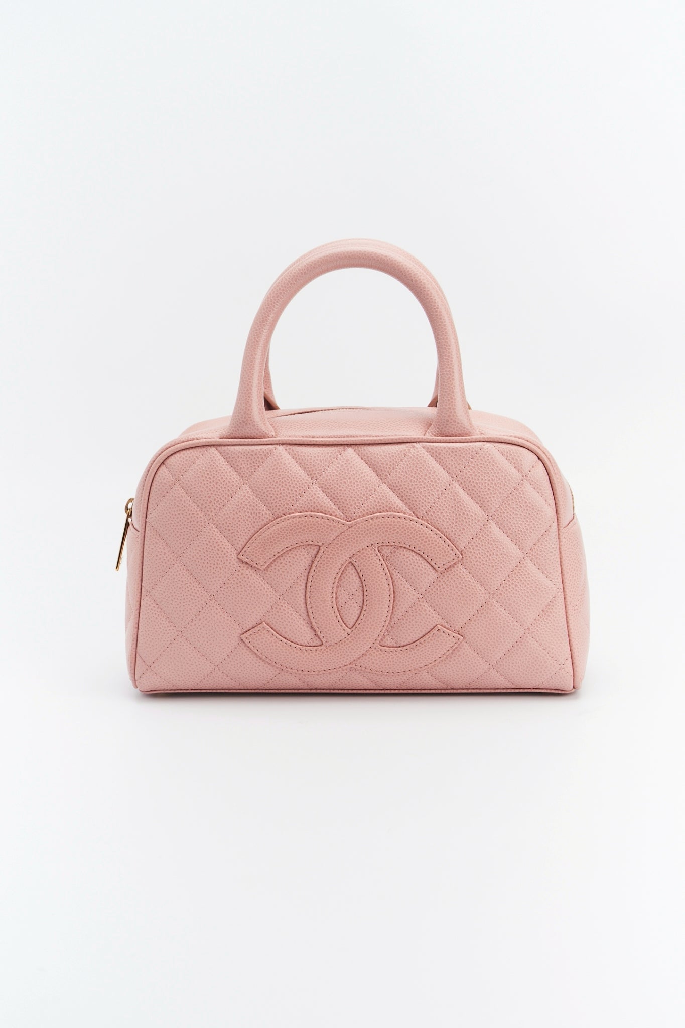 Chanel mini boston pink