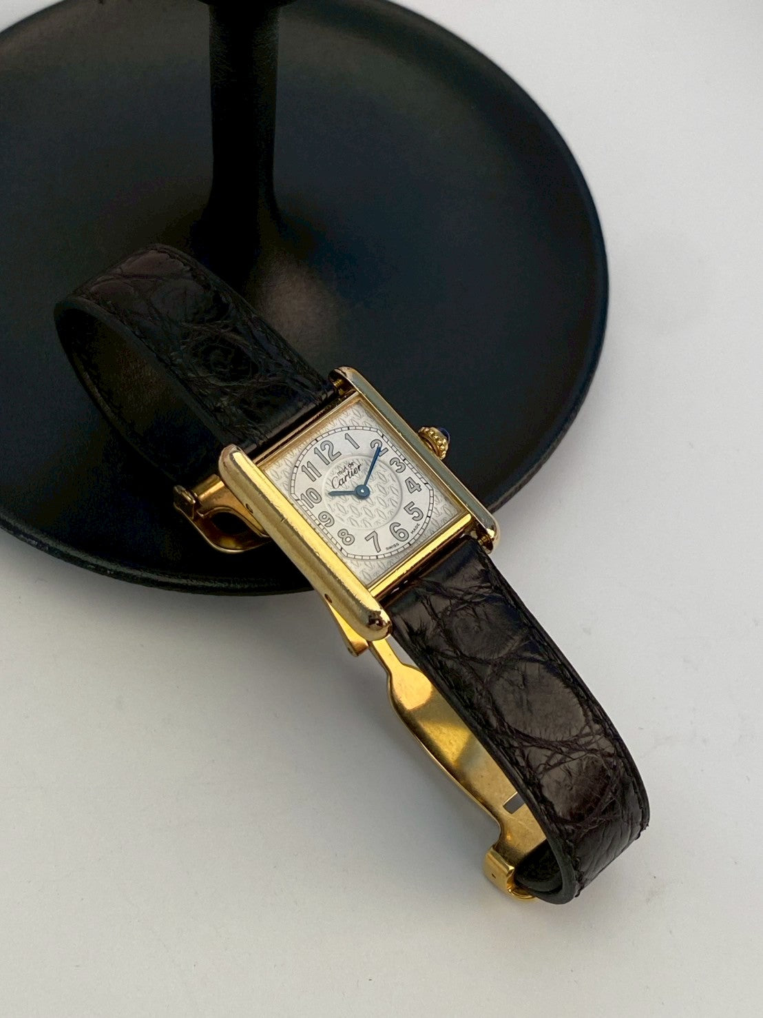 Cartier tank must de gold c.6351