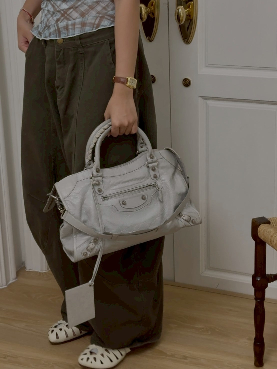 Balenciaga city gray color